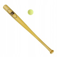 LONDERO Drevená baseballová pálka 75 cm s loptou