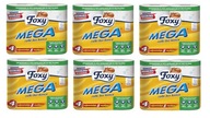 6 X FOXY MEGA TOALETNÝ PAPIER 4 VALCE, TROJVRST