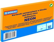 Poznámkový blok DONAU 127/76 NEON 100k. oranžová