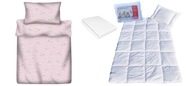 Bavlnené obliečky 160x100 60x40 Džersejová prikrývka 80x160 5 prvkov 424 ružová Bavlnené obliečky 160x100 60x40 Džersejová prikrývka 80x160 5 prvkov 424 ružová
