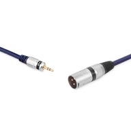 Kábel XLR Plug - Jack Plug 3,5mm VITALCO 5,0 m