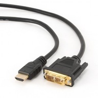 GEMBIRD HDMI/DVI-DM KÁBEL (18+1) 3M CC-HDMI-DVI