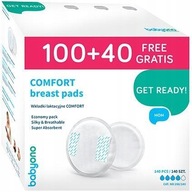 BabyOno COMFORT vložky na dojčenie 140 ks 296/140 BabyOno COMFORT vložky na dojčenie 140 ks 296/140