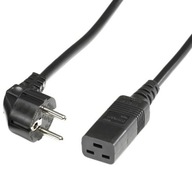 Napájací kábel pre server UPS Schuko C19 3m 250V Napájací kábel pre server UPS Schuko C19 3m 250V