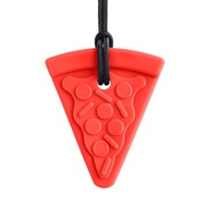 Terapeutický prívesok na hryzátko ARK Pizza Red BM Terapeutický prívesok na hryzátko ARK Pizza Red BM