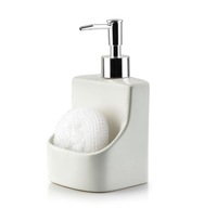DÁVKOVAČ BIELEHO TEKUTÉHO MYDLA 450ml 9x9,5xv18cm DÁVKOVAČ BIELEHO TEKUTÉHO MYDLA 450ml 9x9,5xv18cm