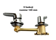 5 funkcií 145 mm nový kohútikový mixér s gombíkom