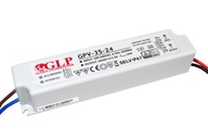 Hermetický zdroj IP67 GPV 35 W DC 24 V 1,5A Hermetický zdroj IP67 GPV 35 W DC 24 V 1,5A