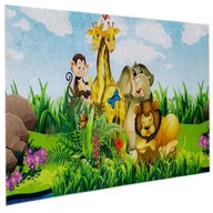 Protišmykový detský koberec Jungle LION 140x200 Protišmykový detský koberec Jungle LION 140x200