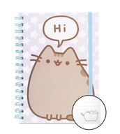 Zápisník A5 s gumou Pusheen 80k linajkový kruhový zápisník Zápisník A5 s gumou Pusheen 80k linajkový kruhový zápisník