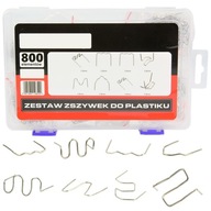 SADA ŠTÍTOK NA ZVÁRANIE PLASTOV nárazníkové plasty 800 ks SPONKY SADA ŠTÍTOK NA ZVÁRANIE PLASTOV nárazníkové plasty 800 ks SPONKY