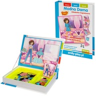 Magnetické puzzle módne dámske tabuľové magnety Magnetické puzzle módne dámske tabuľové magnety