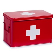 Krabička na lieky, 19,5x32x20cm, červená