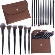 SADA PROFESIONÁLNYCH ŠTETEC NA MAKEUP 18 ks S POUZDROM, PEVNÉ, KVALITNÉ SADA PROFESIONÁLNYCH ŠTETEC NA MAKEUP 18 ks S POUZDROM, PEVNÉ, KVALITNÉ