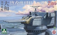 Bojová loď Yamato 15,5 cm/60 3. ročník typu Gun Turret 1:35 Takom 2144