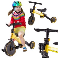 Trike Mini trojkolka 3 v 1 žltý bicykel