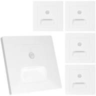 4xSCHODISKOVÁ LAMPA LED SCHODISKOVÉ SVETLO SÚMRAK POHYBOVÝ SENZOR 4xSCHODISKOVÁ LAMPA LED SCHODISKOVÉ SVETLO SÚMRAK POHYBOVÝ SENZOR