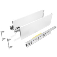 VERTEX PUSH EMUCA zásuvka biela vysoká L-350mm H-178 plnovýsuv 40kg VERTEX PUSH EMUCA zásuvka biela vysoká L-350mm H-178 plnovýsuv 40kg