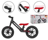 Balančný bicykel Qplay pre deti Racer kolesá 12" čierno-červené Balančný bicykel Qplay pre deti Racer kolesá 12" čierno-červené