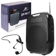 Káblový mikrofónový zosilňovač hlasu SP-VA11 +FM