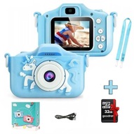 Detská kamera Blue Unicorn + 32GB karta
