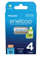 Batérie PANASONIC ENELOOP AAA 800 mAh 4 ks Batérie PANASONIC ENELOOP AAA 800 mAh 4 ks