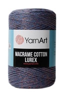 Macrame Cotton Lurex macrame string 731 džínsy Macrame Cotton Lurex macrame string 731 džínsy