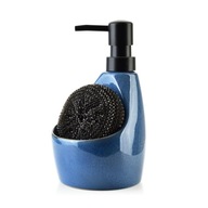 Moderný dávkovač prostriedku na umývanie riadu 400 ml s hubkou NA MYDLO, PLEŤ Moderný dávkovač prostriedku na umývanie riadu 400 ml s hubkou NA MYDLO, PLEŤ