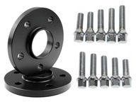 Čierne Audi A4B8A5A6 dištančné podložky 5x112 66,5 20mm + skrutky Čierne Audi A4B8A5A6 dištančné podložky 5x112 66,5 20mm + skrutky