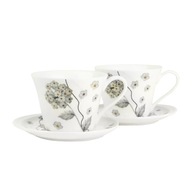 Súprava 2 porcelánových šálok a podšálok Kwia Súprava 2 porcelánových šálok a podšálok Kwia