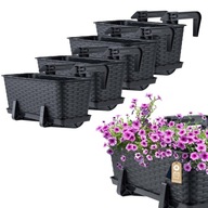 KADAX 4x BALKÓNOVÁ BOX HRNEC 40cm ÚCHYT KADAX 4x BALKÓNOVÁ BOX HRNEC 40cm ÚCHYT