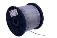KÁBLE, OCEĽOVÉ PLÁNO POTAHOVANÉ PVC, 3 mm, ROLKA, 250 m KÁBLE, OCEĽOVÉ PLÁNO POTAHOVANÉ PVC, 3 mm, ROLKA, 250 m