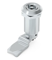 Štvrťotáčkový zámok, chrómovaný, dvojkrídlový, 5 mm, pre hrúbku dverí 30 mm. Štvrťotáčkový zámok, chrómovaný, dvojkrídlový, 5 mm, pre hrúbku dverí 30 mm.
