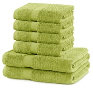 Uteráky v sade 6 kusov, Soft Cotton, Green Uteráky v sade 6 kusov, Soft Cotton, Green
