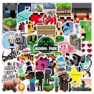 Vodotesné samolepky MINECRAFT PIXEL STEVE 50 ks. Vodotesné samolepky MINECRAFT PIXEL STEVE 50 ks.