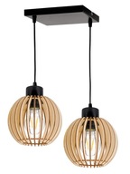 NEBEZPEČENSTVO ZÁVESNÉ LAMPY, LOFT Drewno stropný luster 2 NEBEZPEČENSTVO ZÁVESNÉ LAMPY, LOFT Drewno stropný luster 2