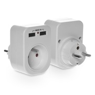 Zásuvka s 2xUSB portami Zásuvka s 2xUSB portami