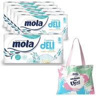 Toaletný papier Mola Delicate Morska 3W 8 roliek