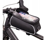 Držiak telefónu na tašku na bicykel 2v1, vodotesný, na rám, vodivý dotyk Držiak telefónu na tašku na bicykel 2v1, vodotesný, na rám, vodivý dotyk