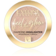 Eveline Feel The Glow Diamond Highlighter 02 Beach Glow Eveline Feel The Glow Diamond Highlighter 02 Beach Glow