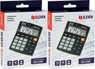 KANCELÁRSKA KALKULAČKA Eleven (ex Citizen) SDC-810NR, 10 číslic, čierna x 2 ks