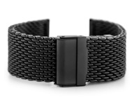 Náramok Pacific 12 - HQ mesh - matná čierna 22mm Náramok Pacific 12 - HQ mesh - matná čierna 22mm