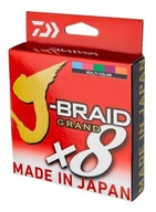 Daiwa J-Braid Grand X8 oplet 0,10mm 150m viacfarebný