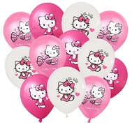 HELLO KITTY latexové balóny mačiatko ružové mačiatka narodeninová súprava 12 ks. HELLO KITTY latexové balóny mačiatko ružové mačiatka narodeninová súprava 12 ks.