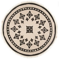 Okrúhly koberec NOMADE mandala ETNO BOHO scandi 90cm Okrúhly koberec NOMADE mandala ETNO BOHO scandi 90cm