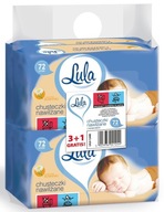 LULA Vlhčené obrúsky s CHAMOMILE 72 ks 3 ks + 1 ks zdarma. LULA Vlhčené obrúsky s CHAMOMILE 72 ks 3 ks + 1 ks zdarma.