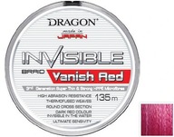 Splietaná šnúra VANISH RED 135m 0,16mm 14,90kg DRAGON
