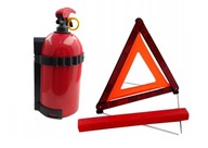 Práškový hasiaci prístroj do auta + výstražný trojuholník