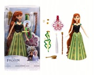 Bábika Disney Frozen Frozen Anna s dlhými vlasmi, 9 kusov doplnkov