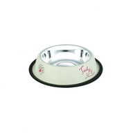 Miska Happet MM84, biela, vzor labky, 23cm/0,7l Miska Happet MM84, biela, vzor labky, 23cm/0,7l